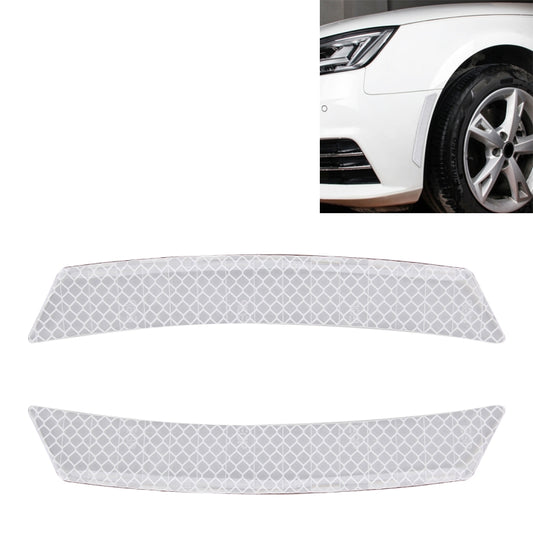 2 PCS Car-Styling Wheel Eyebrow Decorative Sticker Decorative Strip (White) by buy2fix