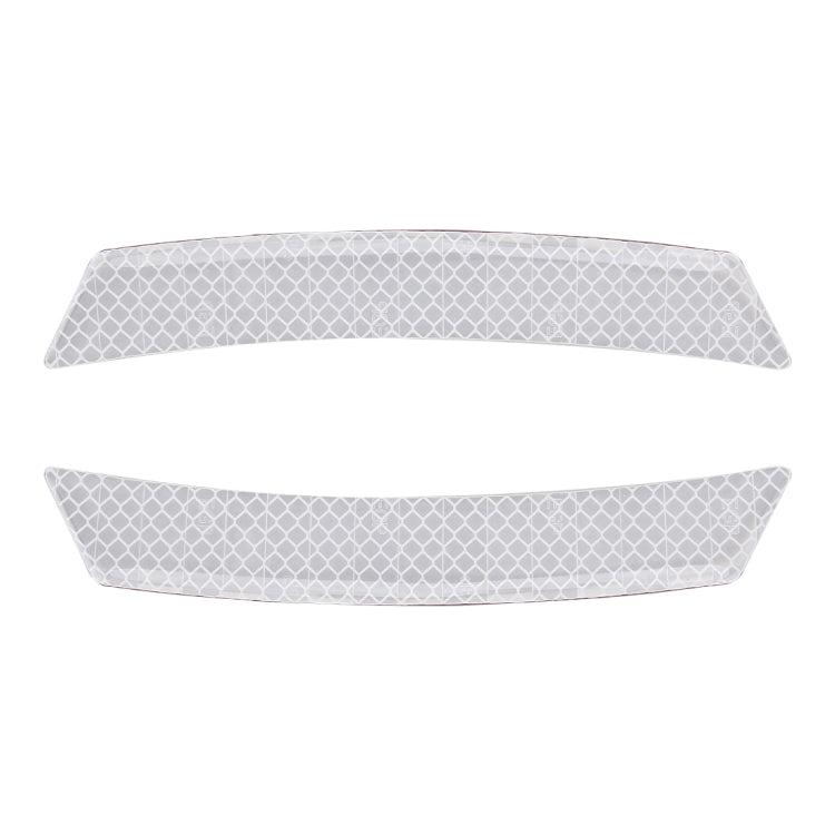 2 PCS Car-Styling Wheel Eyebrow Decorative Sticker Decorative Strip (White) by buy2fix