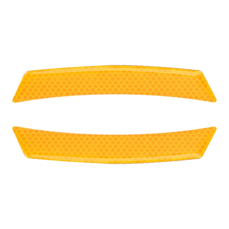 2 PCS Car-Styling Wheel Eyebrow Decorative Sticker Decorative Strip (Yellow) by buy2fix
