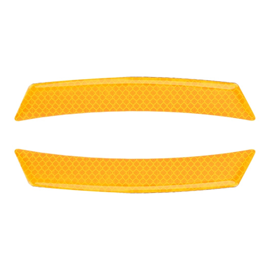 2 PCS Car-Styling Wheel Eyebrow Decorative Sticker Decorative Strip (Yellow) by buy2fix