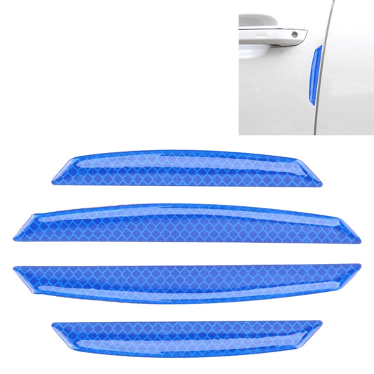 4 PCS Universal Car Door Anti-collision Strip Protection Guards Trims Stickers (Blue) - Anti Collision Sticker by buy2fix | Online Shopping UK | buy2fix