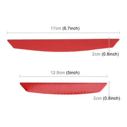 4 PCS Universal Car Door Anti-collision Strip Protection Guards Trims Stickers (Red) - Anti Collision Sticker by buy2fix | Online Shopping UK | buy2fix