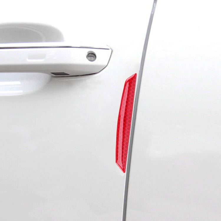 4 PCS Universal Car Door Anti-collision Strip Protection Guards Trims Stickers (Red) - Anti Collision Sticker by buy2fix | Online Shopping UK | buy2fix