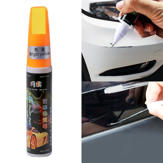 Car Scratch Repair Auto Care Scratch Remover Maintenance Paint Care Auto Paint Pen(Yellow) by buy2fix