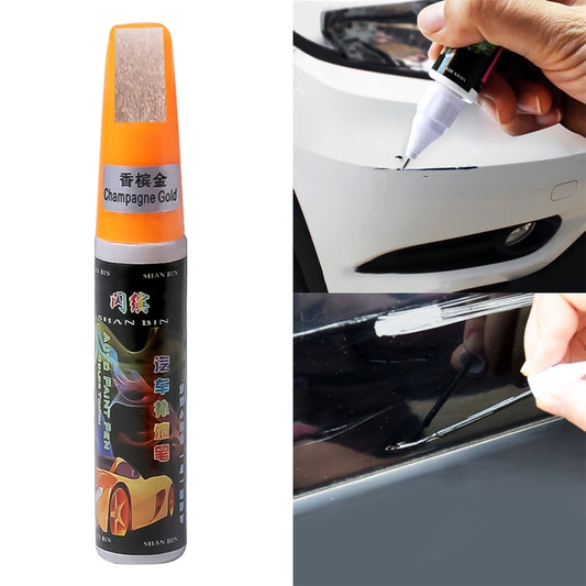 Car Scratch Repair Auto Care Scratch Remover Maintenance Paint Care Auto Paint Pen(Champagne Gold) by buy2fix