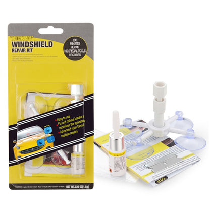 Professional Windscreen Repair Tool Paintless Dent Removal Car Window Windshield Repair Kit Chip Crack Auto Glass (White) by buy2fix