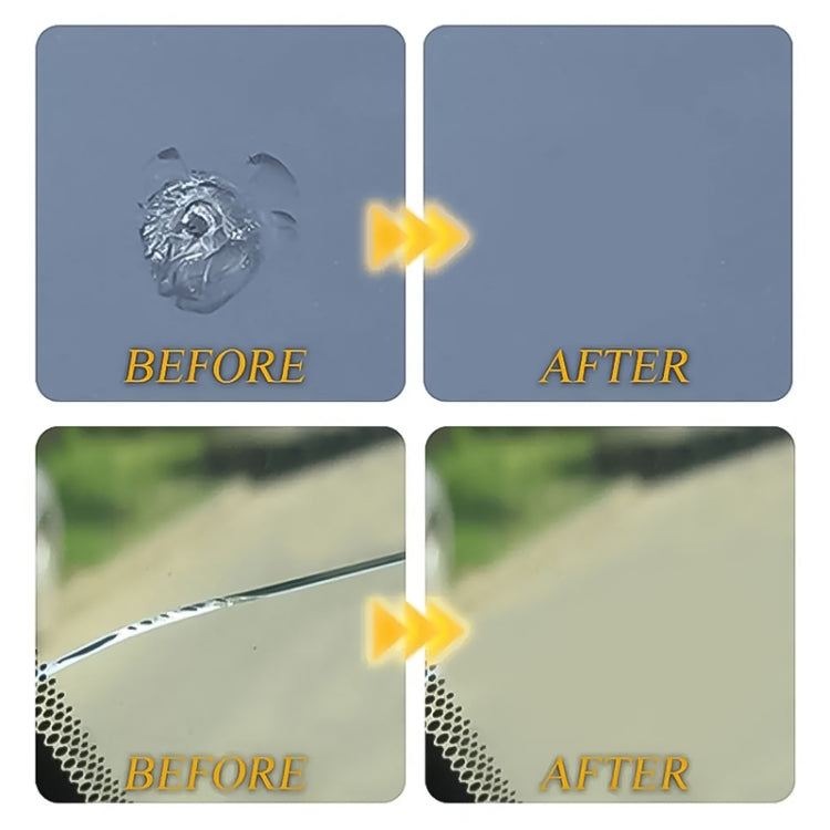 Professional Windscreen Repair Tool Paintless Dent Removal Car Window Windshield Repair Kit Chip Crack Auto Glass (White) by buy2fix