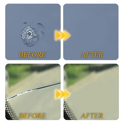 Professional Windscreen Repair Tool Paintless Dent Removal Car Window Windshield Repair Kit Chip Crack Auto Glass (White) by buy2fix