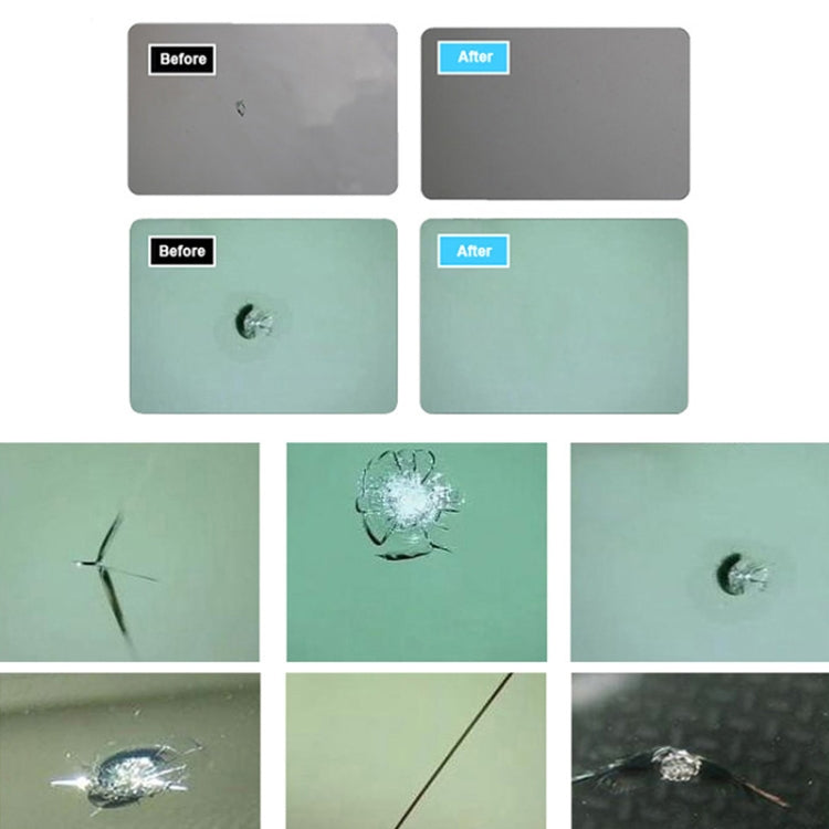 Professional Windscreen Repair Tool Paintless Dent Removal Car Window Windshield Repair Kit Chip Crack Auto Glass(Yellow) by buy2fix