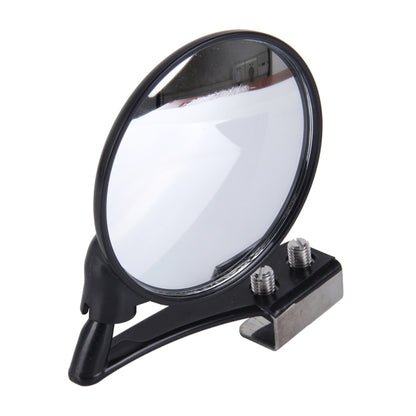 Vehicle Front Blind Area Wide-angle Adjustable Left Side Observation Mirror (Black) by buy2fix