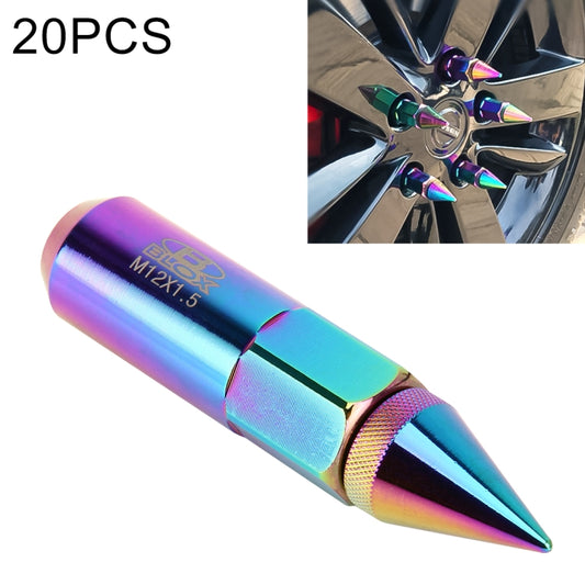20 PCS Wheel Drive Hub Adaptor Car Wheel Nut  Adjustable Decorative Steering Wheel Hub Nut - Nuts & Bolts by buy2fix | Online Shopping UK | buy2fix