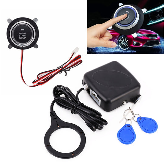 Smart Car Switch Automotor Start-Stopp-Schalter Auto-Push-Start-Schalter mit RFID-Alarmsystem