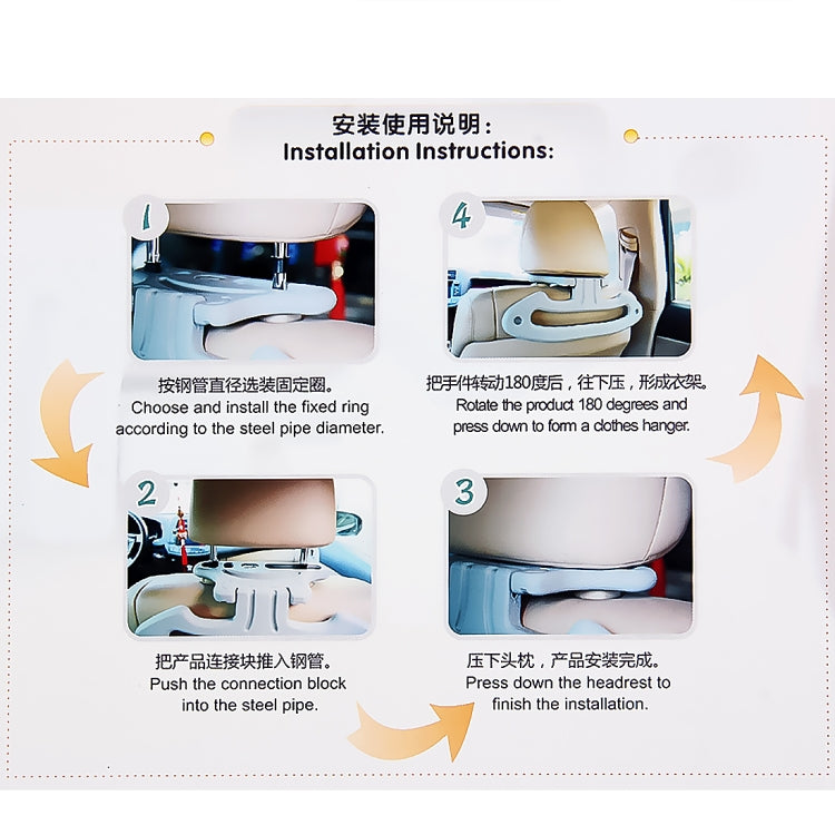 Multi-functional Auto Car Seat Safe Hanger / Hanging Hook / Safe Handle by buy2fix