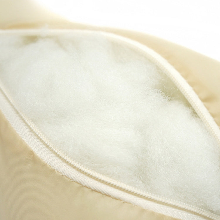 Four Seasons Breathable Leather Surface Car Neck Pillow Head Pillow(Beige) by buy2fix