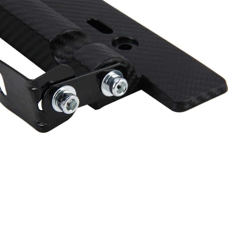 Car License Double Adjust Carbon Number Plate Adjustable Carbon Lead Plate Frame Holder Universal License Plate Holder Car Accessories by buy2fix