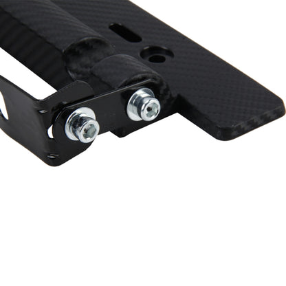 Car License Double Adjust Carbon Number Plate Adjustable Carbon Lead Plate Frame Holder Universal License Plate Holder Car Accessories by buy2fix