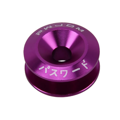 4 PCS Car Modified Screw Gaskets Bodywork Stainless Steel Gasket Bolts, Diameter: 24mm(Purple) - Nuts & Bolts by buy2fix | Online Shopping UK | buy2fix