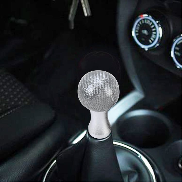 Universal Car Gear Shift Knob Modified Car Gear Shift Knob Auto Transmission Shift Lever Knob Carbon Lead Gear Knobs with Three Rubber Covers by buy2fix