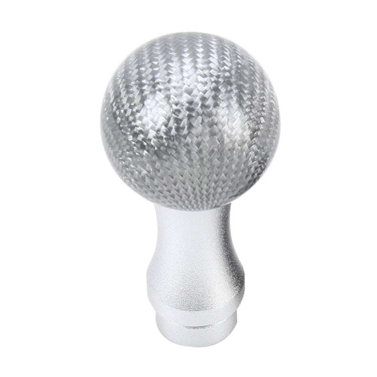 Universal Car Gear Shift Knob Modified Car Gear Shift Knob Auto Transmission Shift Lever Knob Carbon Lead Gear Knobs with Three Rubber Covers by buy2fix