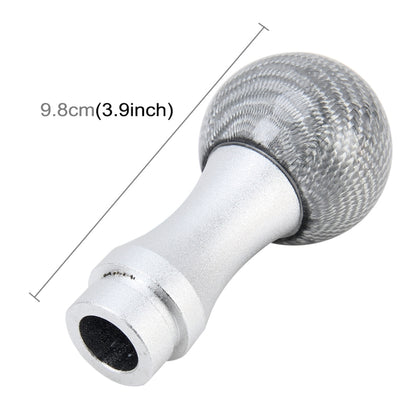 Universal Car Gear Shift Knob Modified Car Gear Shift Knob Auto Transmission Shift Lever Knob Carbon Lead Gear Knobs with Three Rubber Covers by buy2fix