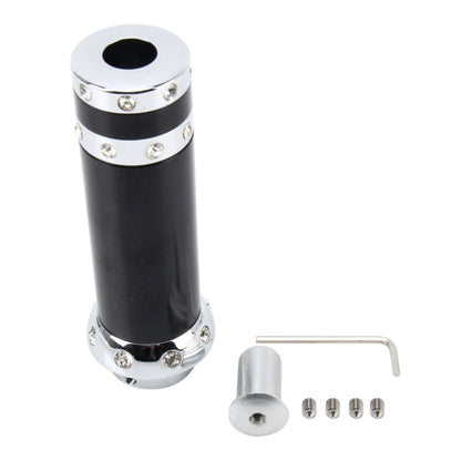 Universal Aluminum Silver Black Decorative Strip Hand Brake Lever Hand Brake Cover Grips Hand Brake Protective Cover by buy2fix