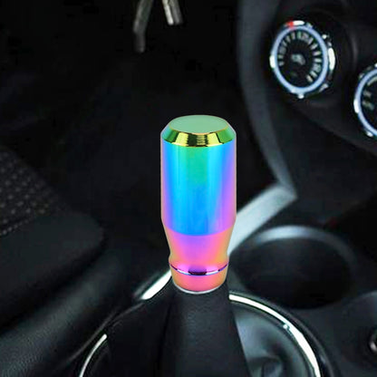 Universal Car Modified Gear Shift Knob Solid Color Smooth Auto Transmission Shift Lever Knob with Three Rubber Covers (Colour) by buy2fix