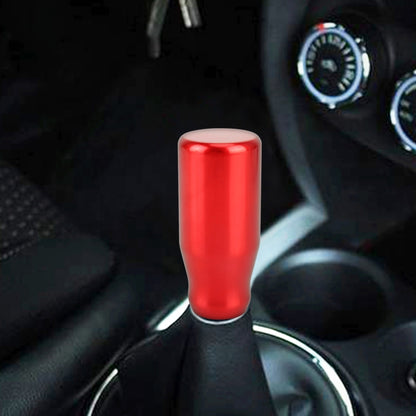 Universal Car Modified Gear Shift Knob Solid Color Smooth Auto Transmission Shift Lever Knob with Three Rubber Covers(Red) by buy2fix