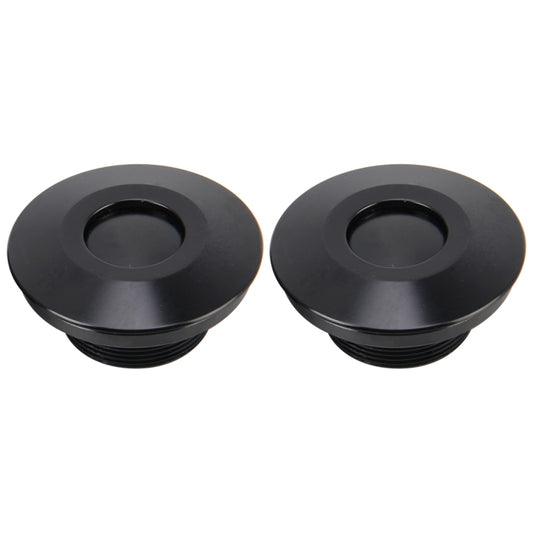 2 PCS Racing Car Cover Lock Aluminum Alloy Car Modification Oil Cap Modified Engine Cover Lock Racing Front Cover Lock(Black) - Locks & Hasps by buy2fix | Online Shopping UK | buy2fix