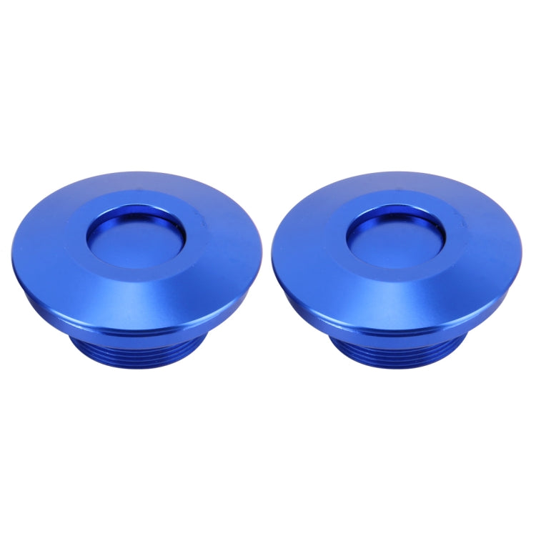 2 PCS Racing Car Cover Lock Aluminum Alloy Car Modification Oil Cap Modified Engine Cover Lock Racing Front Cover Lock(Blue) - Locks & Hasps by buy2fix | Online Shopping UK | buy2fix