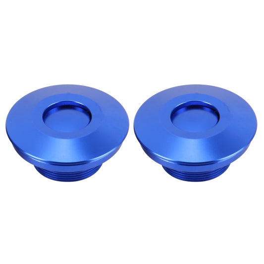 2 PCS Racing Car Cover Lock Aluminum Alloy Car Modification Oil Cap Modified Engine Cover Lock Racing Front Cover Lock(Blue) - Locks & Hasps by buy2fix | Online Shopping UK | buy2fix