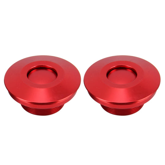 2 STÜCKE Racing Car Cover Lock Aluminiumlegierung Auto Modification Oil Cap Modified Engine Cover Lock Racing Front Cover Lock (Rot)
