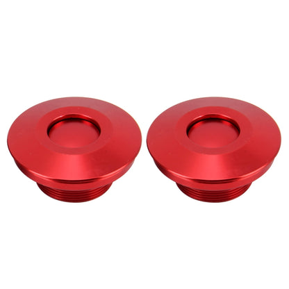 2 PCS Racing Car Cover Lock Aluminum Alloy Car Modification Oil Cap Modified Engine Cover Lock Racing Front Cover Lock(Red) - Locks & Hasps by buy2fix | Online Shopping UK | buy2fix