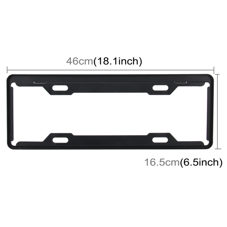 2 PCS Carbon Lead License Plate Frame Simple and Beautiful Car License Plate Frame Holder Universal License Plate Holder(Black) by buy2fix