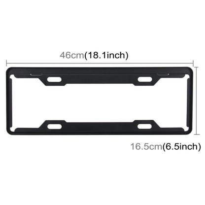 2 PCS Carbon Lead License Plate Frame Simple and Beautiful Car License Plate Frame Holder Universal License Plate Holder(Black) by buy2fix