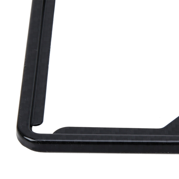 2 PCS Carbon Lead License Plate Frame Simple and Beautiful Car License Plate Frame Holder Universal License Plate Holder(Black) by buy2fix