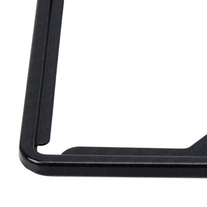 2 PCS Carbon Lead License Plate Frame Simple and Beautiful Car License Plate Frame Holder Universal License Plate Holder(Black) by buy2fix