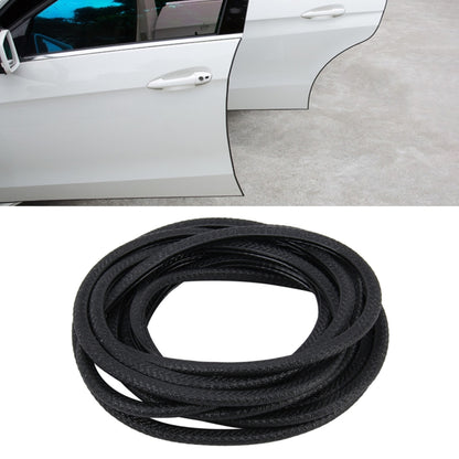 5m Rubber Car Side Door Edge Protection Wire Guards Cover Trims Stickers(Black) by buy2fix