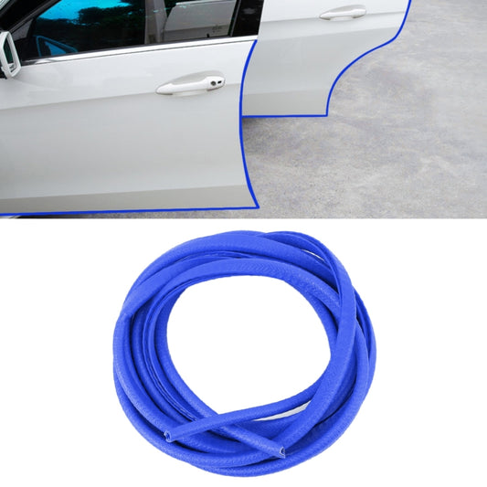 5m Rubber Car Side Door Edge Protection Wire Guards Cover Trims Stickers(Blue) by buy2fix