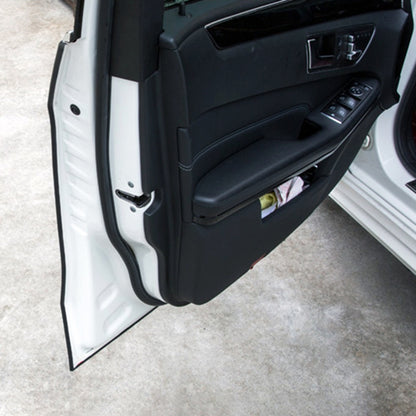 5m Rubber Car Side Door Edge Protection Wire Guards Cover Trims Stickers(Black) by buy2fix
