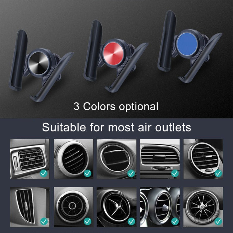 Universal Car Air Vent Mount Phone Holder Stand, Clip Width: 6-8.5cm, For iPhone, Galaxy, Sony, Lenovo, HTC, Huawei and other Smartphones (Blue) by buy2fix