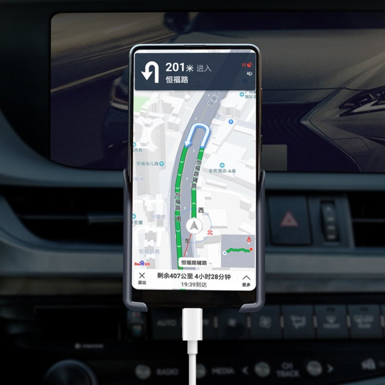 Universal Car Air Vent Mount Phone Holder Stand, Clip Width: 6-8.5cm, For iPhone, Galaxy, Sony, Lenovo, HTC, Huawei and other Smartphones (Blue) by buy2fix