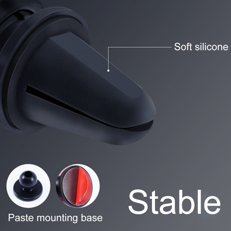 Universal Car Air Vent Mount Phone Holder Stand, Clip Width: 6-8.5cm, For iPhone, Galaxy, Sony, Lenovo, HTC, Huawei and other Smartphones (Blue) by buy2fix