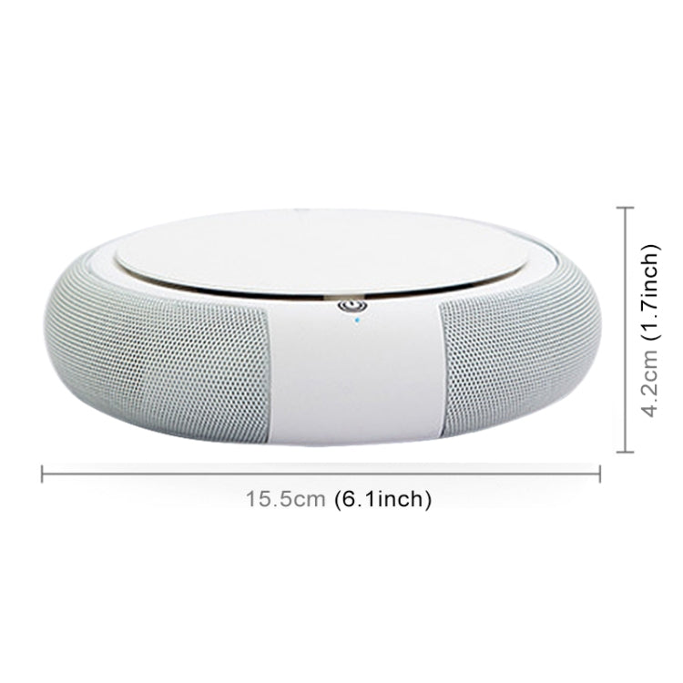 CARZOR Z1 2W USB Car Air Purifier Negative Ions Air Cleaner(White) - Air Purifier by buy2fix | Online Shopping UK | buy2fix