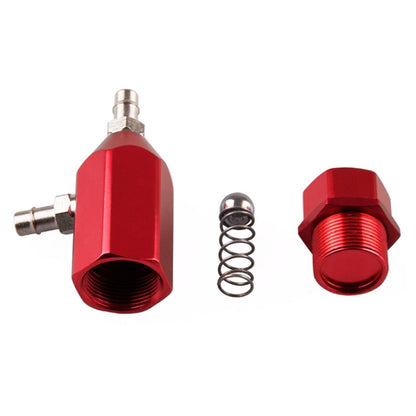 Universal 30 PSI Aluminum Manual Closed-Loop Turbo Boost Controller Kit(Red) - Engine Fittings by buy2fix | Online Shopping UK | buy2fix