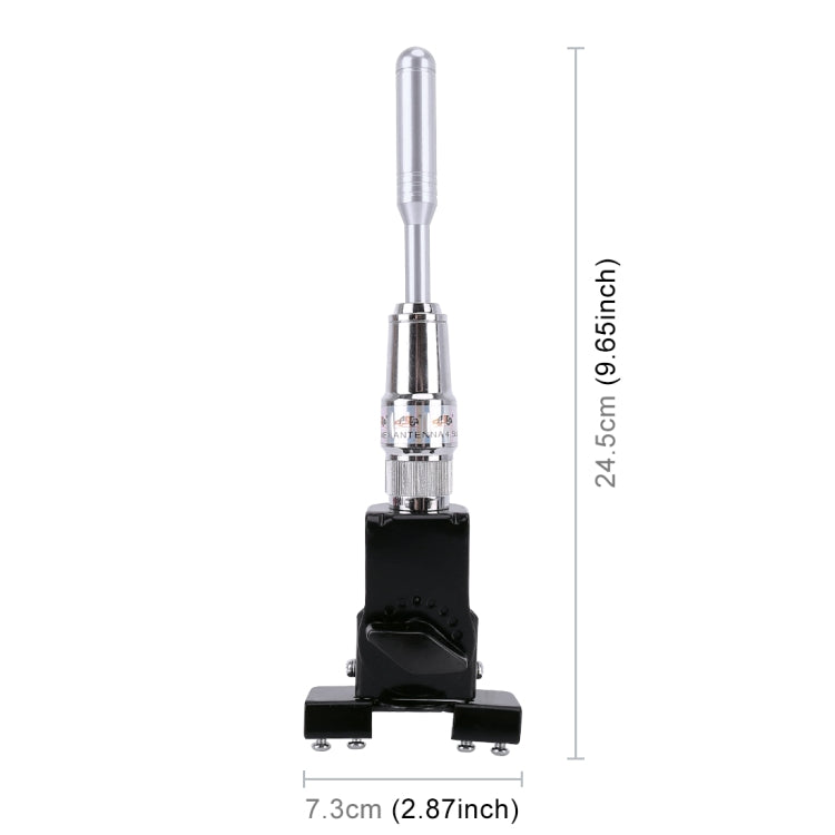 PS-401 Modified Car Antenna Aerial, Size: 24.5cm x 7.3cm (Silver) by buy2fix