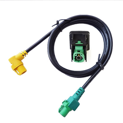 Car Navigation RCD510+310+ USB Adapter Switch Plug + Wiring Hardness for Volkswagen Golf 6 / Scirocco / Sagitar / New Bora NAV231/268MF - Car Switches by buy2fix | Online Shopping UK | buy2fix