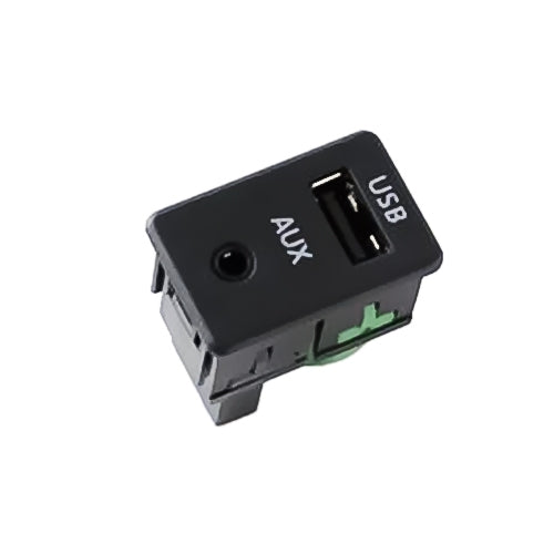 2 in 1 Car AUX & USB Adapter Switch Socket for Volkswagen Scirocco / New MAGOTAN / Touran / POLO - Car Switches by buy2fix | Online Shopping UK | buy2fix