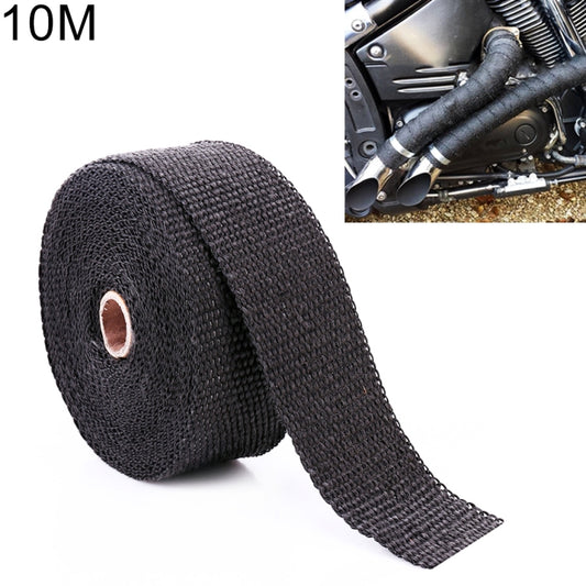 10m Cotton Material Exhaust Wrap Auto Motorcycle Exhaust Heat Shield Wrap Heat Resistant Wrap, Random Color Delivery - Exhaust Pipes by buy2fix | Online Shopping UK | buy2fix