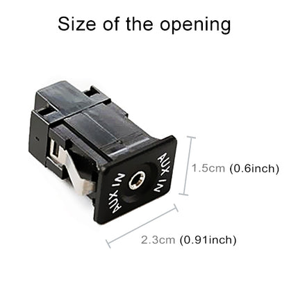 AUX Adapter Switch Plug + Wiring Hardness for Volkswagen Audi MFD2 RNS2 / Ford, Cable Length: 1.5m - DIY Cables by buy2fix | Online Shopping UK | buy2fix
