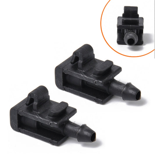 2 PCS Windshield Washer Wiper Jet Water Spray Nozzle Buckle 8200082347 for 2005-2007 Renault Megana 2 - Windscreen Wipers by buy2fix | Online Shopping UK | buy2fix